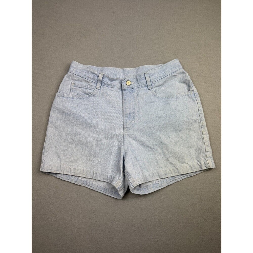 Vintage Lee Riders 90s Denim Jean Shorts Women's Size 29 Light Wash High Rise
